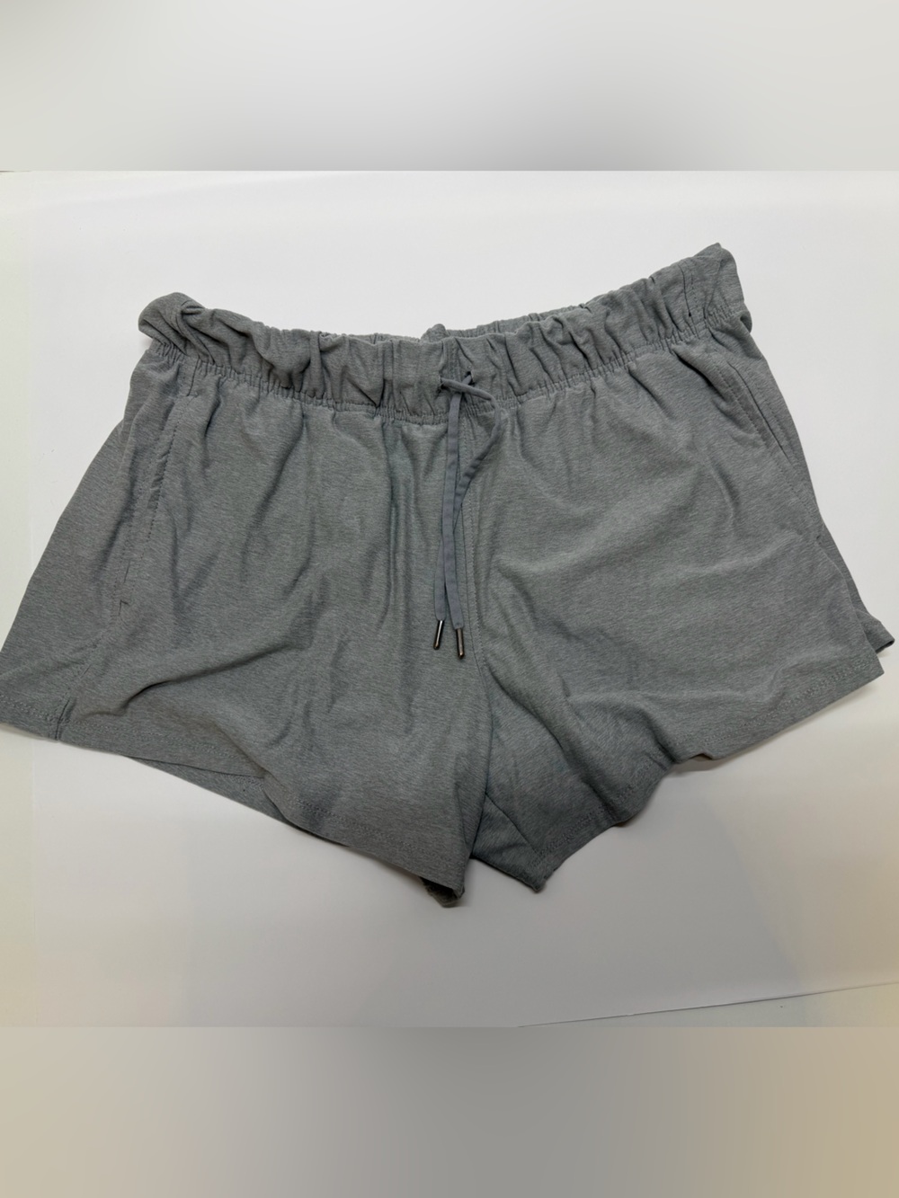 Athletic Works Grey Kids Drawstring Shorts